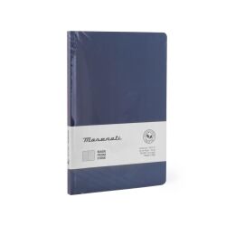 Maserati Pininfarina Stone Paper Notizbuch Soft-Touch-Cover 14*21cm Blau liniert