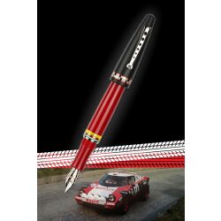 Italian Rally Passion Pen Füllfederhalter, Handgefertigt DELTA Extraflexible EF