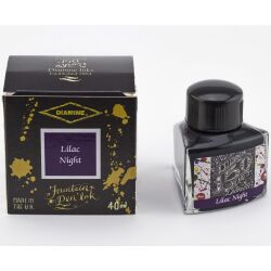 Diamine 150th Anniversary Tintengläser Tinte Glas 40ml DIA1111 Lilac Night