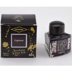 Diamine 150th Anniversary Tintengläser Tinte Glas 40ml DIA1114 Espresso