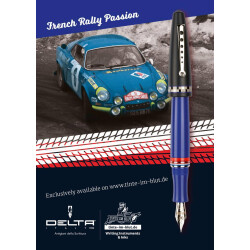 DELTA French Rally Passion Füllfederhalter – franz. Rallyesport M (Mittel)