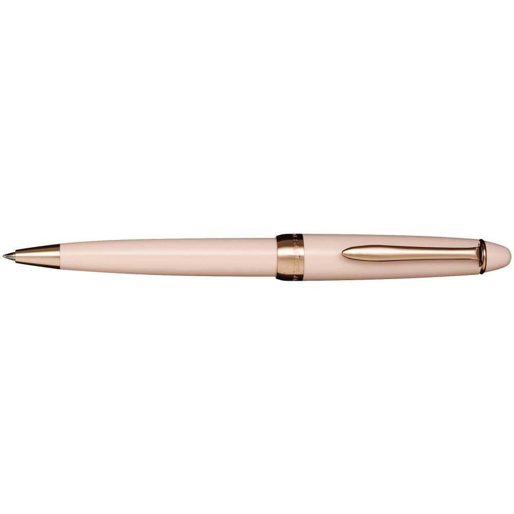 Sailor Fasciner Gold Trim Kugelschreiber – Roségold Drehmechanismus Perlpink