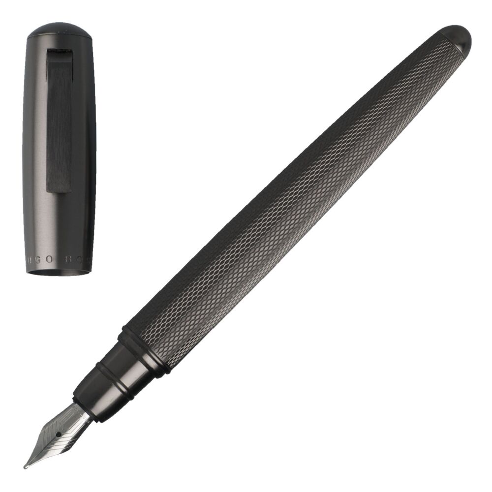 F&uuml;llfederhalter F&uuml;ller Fountain Pen Hugo Boss Pure HSY6032 Matte Dark Chrome