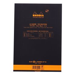 Rhodia Block liniert DIN A5 70 Bl&auml;tter elfenbeinfarbenes Clairefontaine Papier