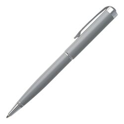 Hugo Boss klassischer Kugelschreiber Ace Light Grey Ballpoint Pen Schreibger&auml;t