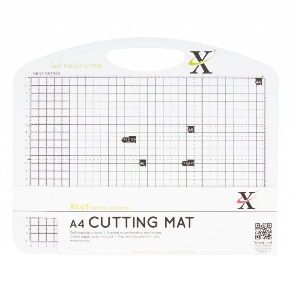 Xcut Self Healing Cuttung Mat, Schneidematte selbstheilend, A4, Duo black/white