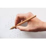 Sostanza Bleistift Walnuss Stift Pencil aus Edelholz erneuerbare Graphitmine