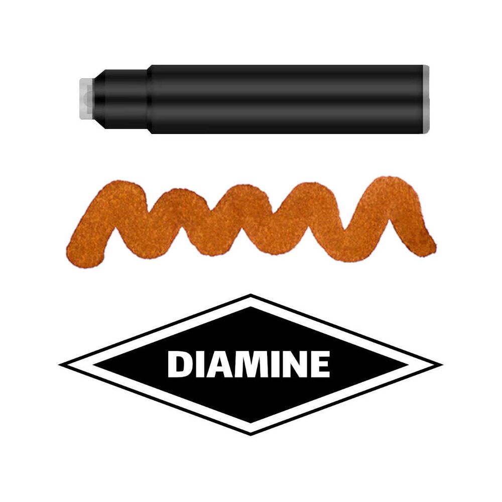 Diamine Patronen Füller Füllfederhalter 4001 Tinte DIA572 Dark Brown/Warm Brown