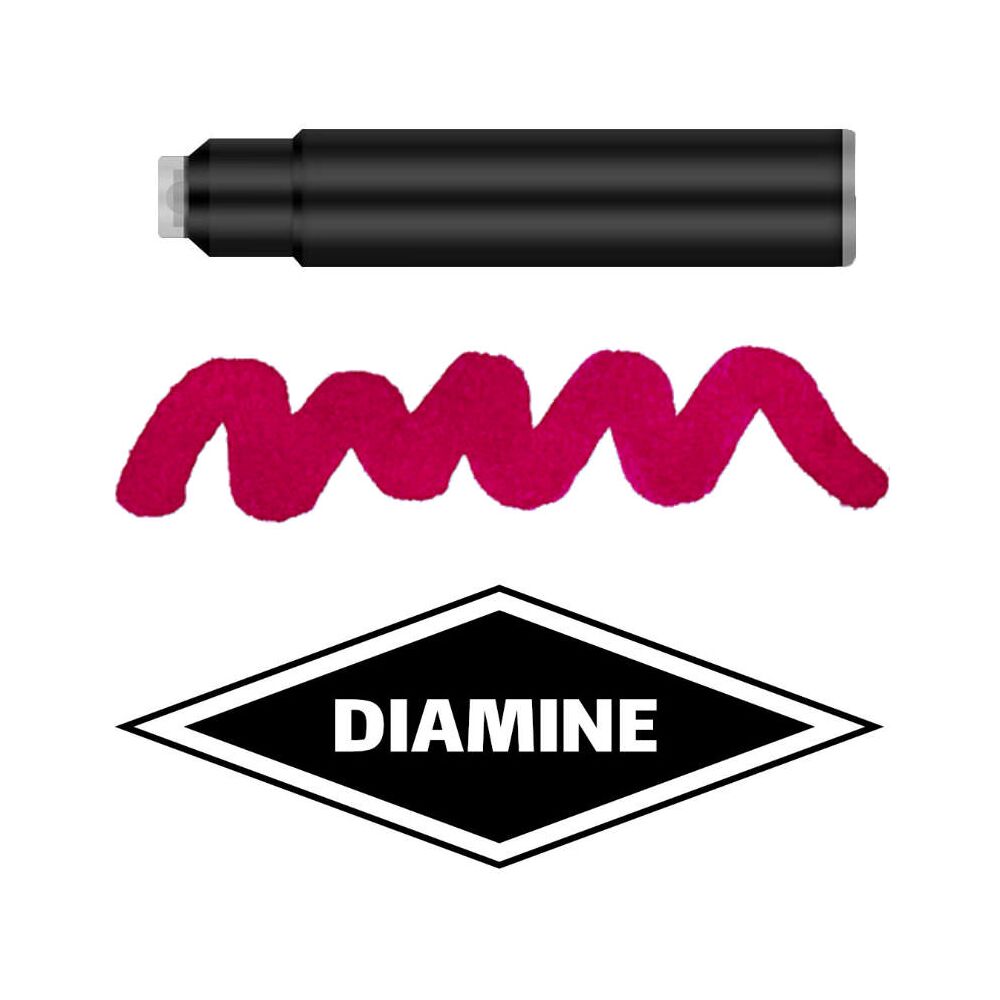Diamine Standard Patronen Füller Füllfederhalter 4001 Tinte DIA571 Claret