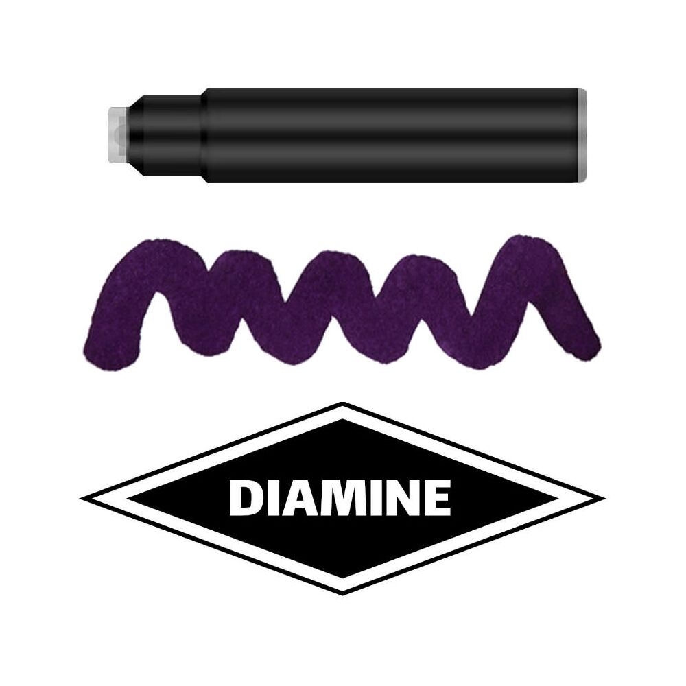 Diamine Standard Patronen Füllfederhalter 4001 Tinte DIA558 Imperial Purple