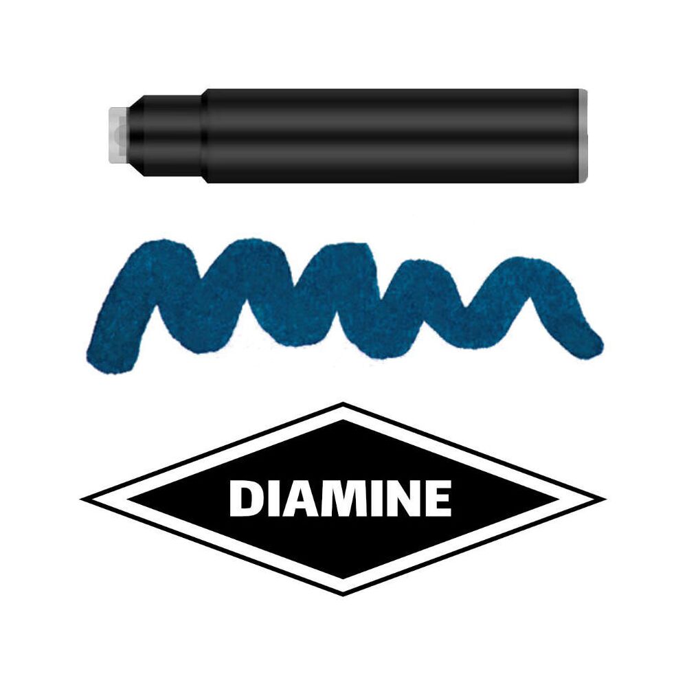 Diamine Standard Patronen Füller Füllfederhalter 4001 Tinte DIA556 Majestic Blue