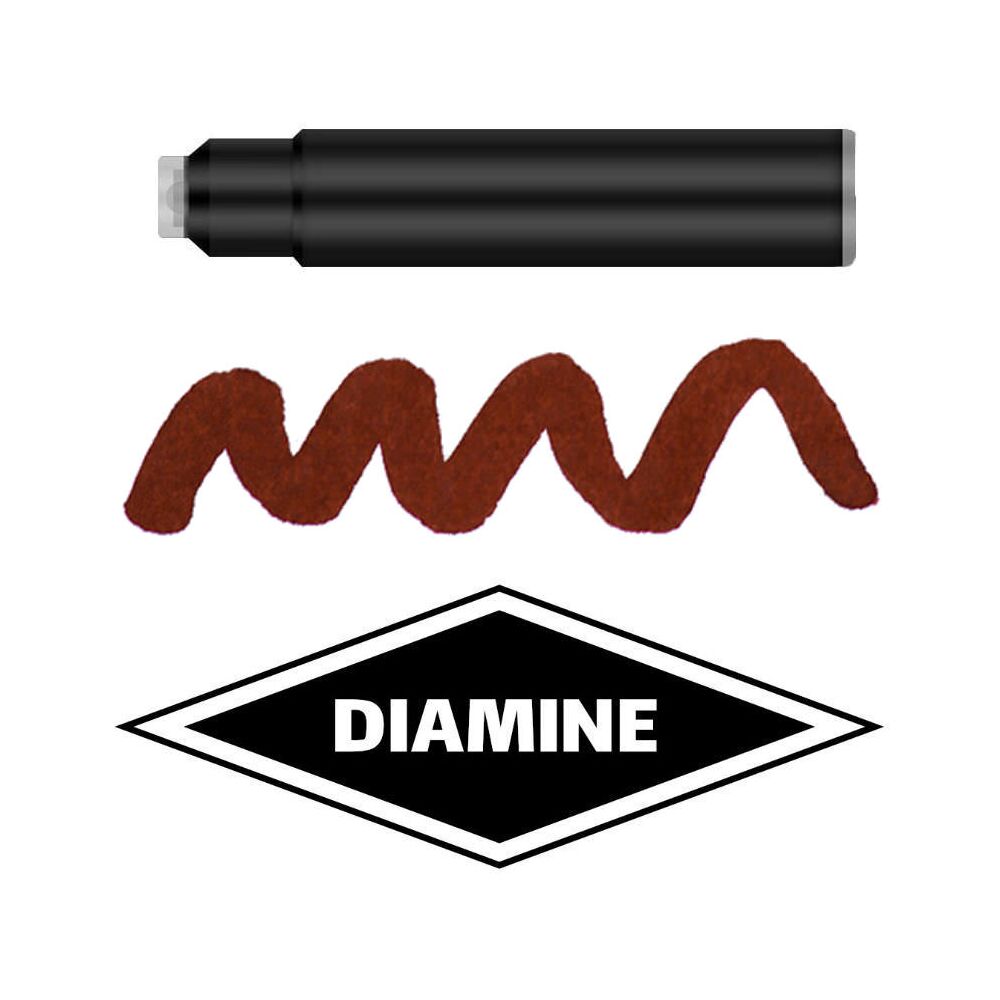 Diamine Standard Patronen Füller Füllfederhalter 4001 Tinte DIA554 Oxblood