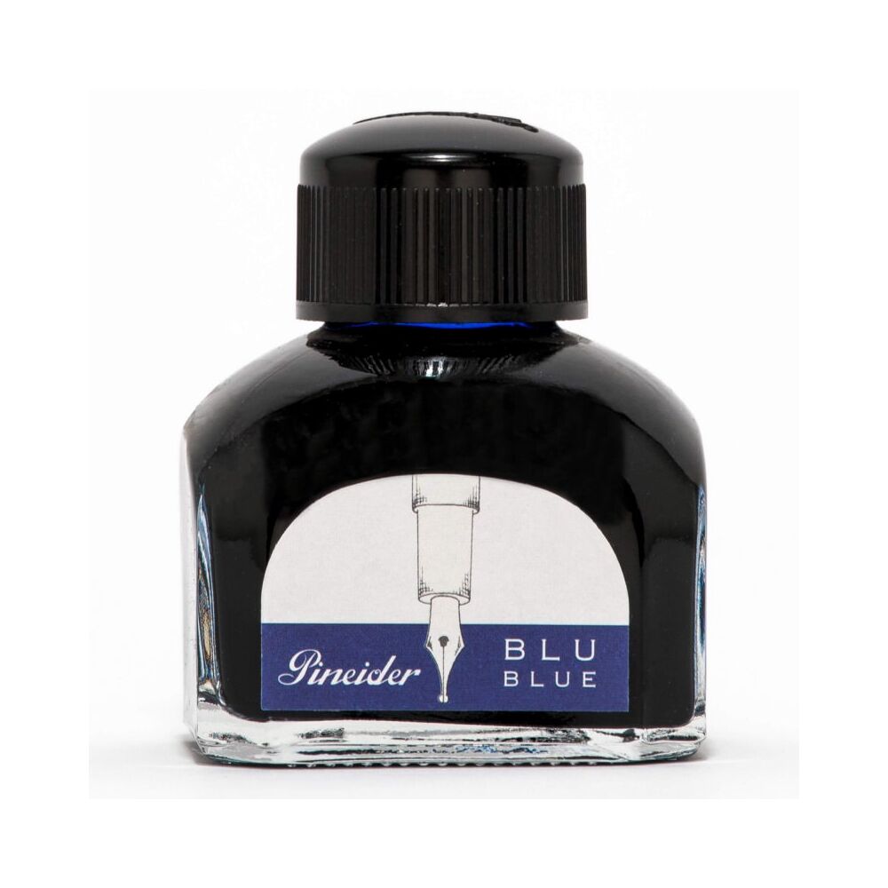 Tintenfass Pineider Blau Ink Well 8460 75ml für Füllhalter und Kalligrafie