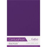 Crafter&acute;s Companion Centura Pearl, A4, 310g, 10 Blatt, Farbe: Deep Purple