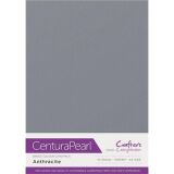 Crafter´s Companion Centura Pearl, A4, 310g, 10 Blatt, Farbe: Anthracite