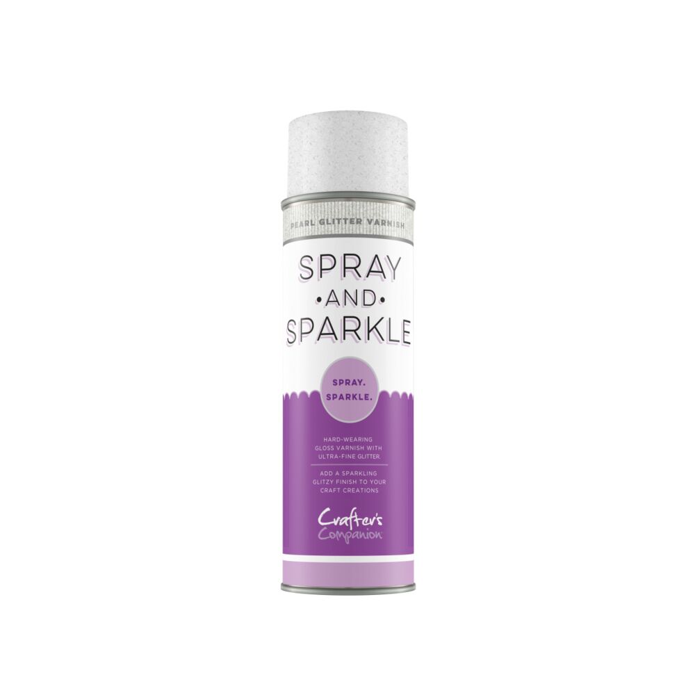 Crafters´s Companion Spay: Spray and Sparkle, Glanzlack mit Satinfinish/ Glitzer
