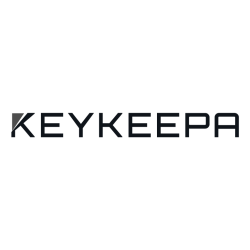 Keykeepa Schlüsselorganizer Classic Black Aluminium für 12 Schlüssel Schwarz