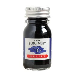 Herbin F&uuml;llhalter Tinte Fountain Pen Ink F&uuml;ller 10ml Nachtblau f&uuml;r Aquarelle
