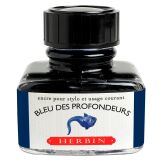 F&uuml;llhalter Tinte Herbin Fountain Pen Ink 30ml Bleu des Profondeurs Tiefblau