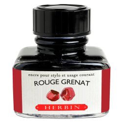 Füllhalter Tinte Herbin Fountain Pen Ink 30ml Rouge Grenat Granatrot Aquarell