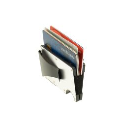 Kreditkartenetui mit Scheinklammer RFID Schutz 1-15 Kreditkarten Aluminium