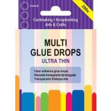 Multi Glue Drops Ultra Thin JeJe, doppelseitige Klebepunktet, 8mm, 200 Stk.