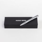 Hugo Boss Kugelschreiber Label Chrome Ballpoint Pen Silber Metall Kuli