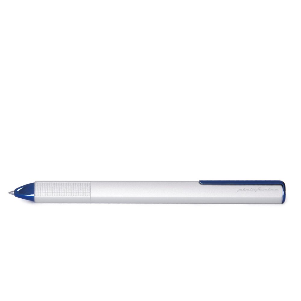 PF ONE Ink Pininfarina Schreibgerät Kugelschreiber Alu dreieckig Blue/Silver