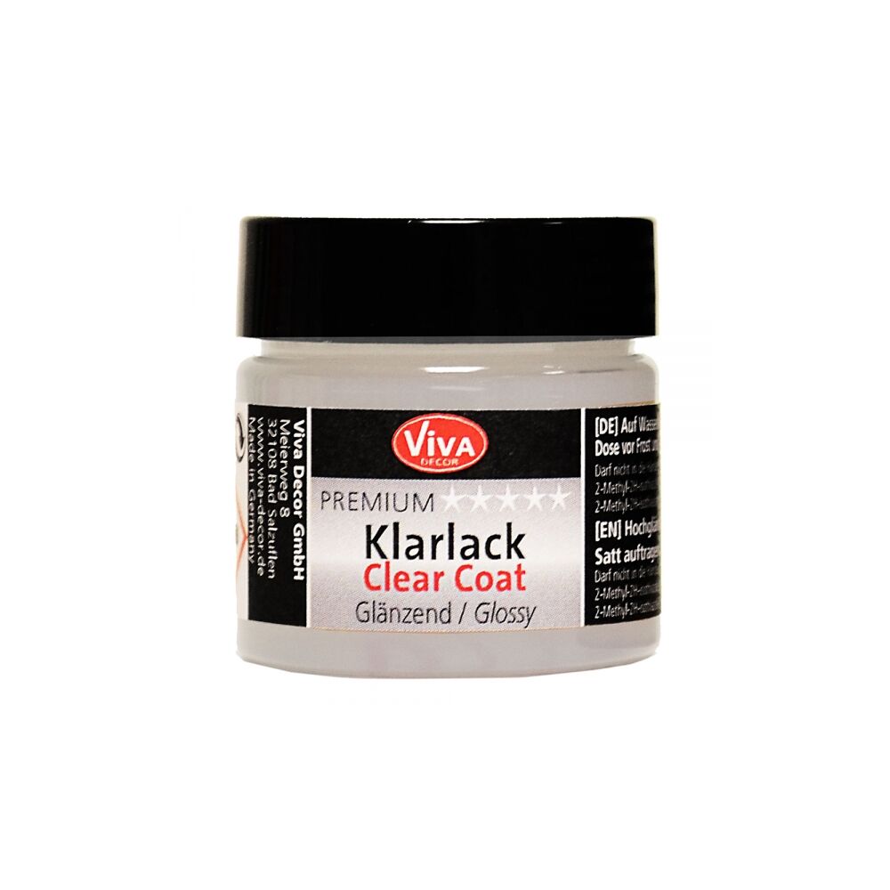 Premium Klarlack von Viva Decor, 50 ml, glänzend