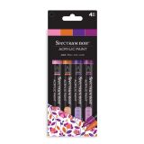 Spectrum Noir Acrylic Paint, Acrylmarker, 3er Pack, Farbe: Jewel