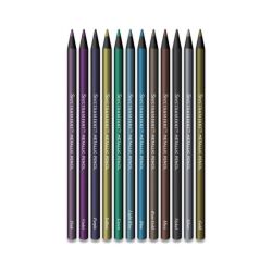 Spectrum Noir Metallic Pencil, Metallstifte, 12er Pack, farbig sortiert