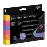 Spectrum Noir Glitter Marker, 6er Pack, Farbe: Vibrant Florals