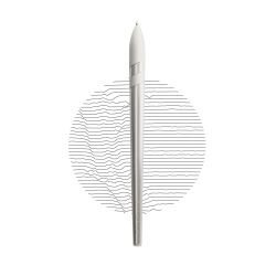 Sostanza Pen Kugelschreiber aus Aluminium Pininfarina Silber Cloudy Silver