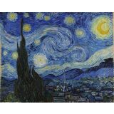 Starry Night van Gogh eleganter Tintenroller mit Kappe Blau KP12-04-RB