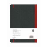 Flexbook Globel Notizbuch 192 Seiten Elastikband 17 * 24 cm / Blanko / Rot