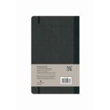Flexbook Globel Notizbuch 192 Seiten Elastikband 13 * 21 cm / Liniert / Schwarz