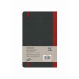 Flexbook Globel Notizbuch 192 Seiten Elastikband 13 * 21 cm / Liniert / Rot