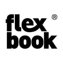 Flexbook Globel Notizbuch 192 Seiten Elastikband 9 * 14 cm / Liniert / Schwarz
