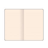 Flexbook Globel Notizbuch 192 Seiten Elastikband 9 * 14 cm / Liniert / Schwarz