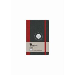 Flexbook Globel Notizbuch 192 Seiten Elastikband 9 * 14 cm / Liniert / Rot