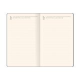 Flexbook Globel Notizbuch Elastikband 13 * 21  cm Liniert mit Open Diary Schwarz