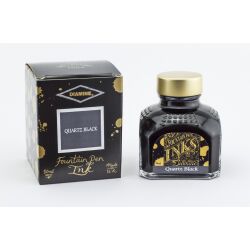 Diamine Füllhalter Tinte Glas Fountain Pen Ink Füller 80ml DIA044 Quartz Black