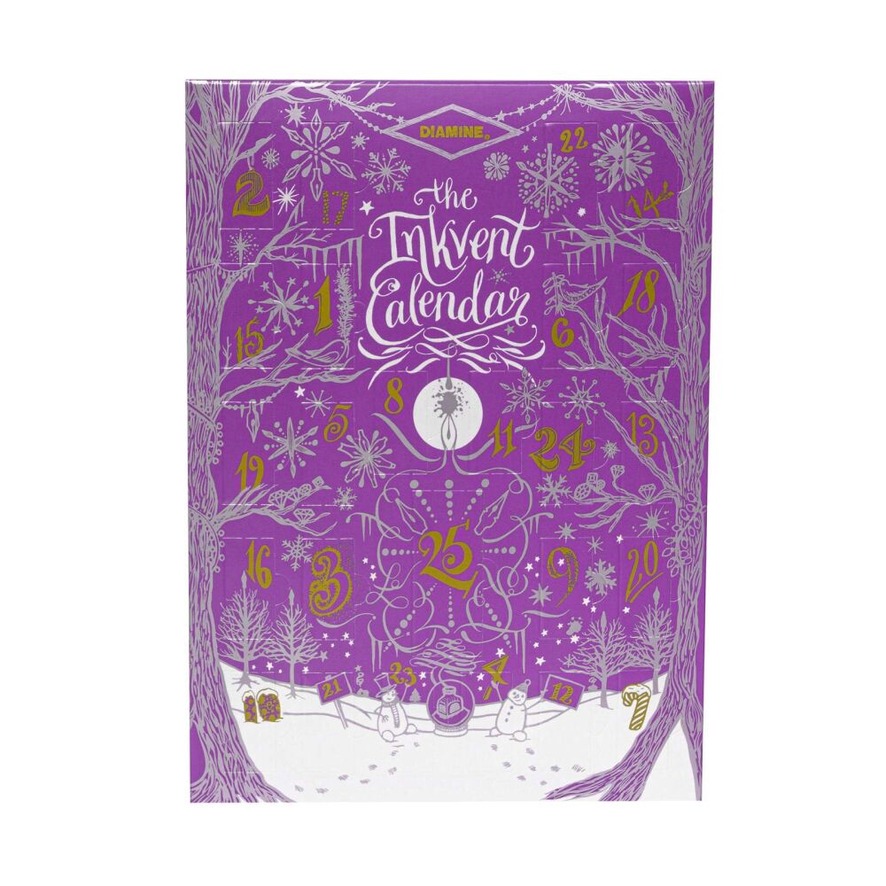 Diamine Inkvender Purple Weihnachtskalender Adventskalender Tintenkalender