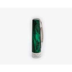 Grüner Visconti Tintenroller Mirage mit Kappe Emerald Rollerball Acryl Brass