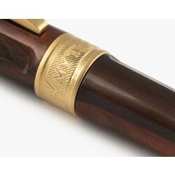 Appollo Brown Visconti Mirage Mythos Kugelschreiber Ballpoint Acryl Gold Matt