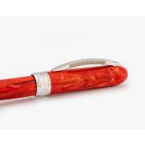 Tintenrolle rmit Kappe Visconti Rembrandt Ivory Rot Rollerball Acryl Brass