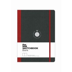 Skizzenbuch Flex Global Sketchbook 96 Seiten Blanko 170g Rot / 15,5x21,5cm