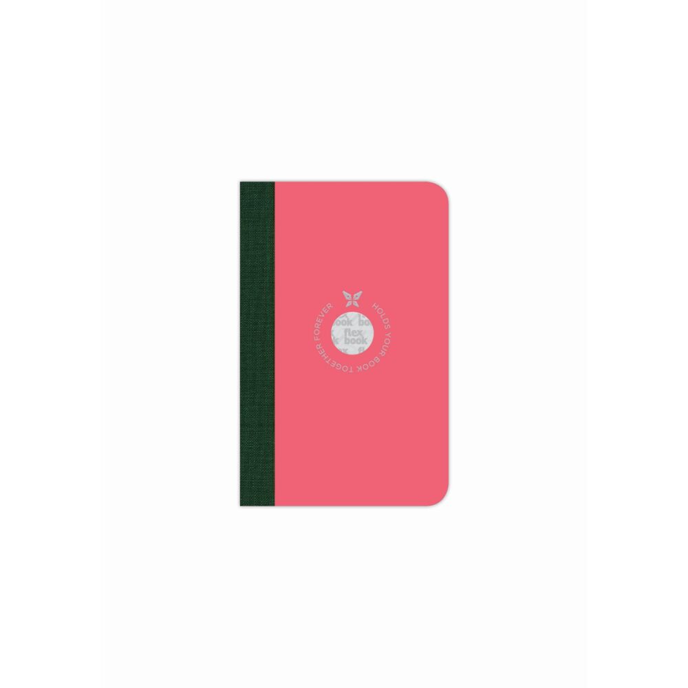 Flexbook Smartbook Liniert 160 Seiten Ökopapiereinband 9*14cm / liniert / Pink