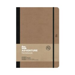 Adventure Notizbuch liniert Flexbook Gummizug Kunstleder...