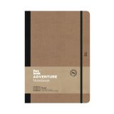 Adventure Notizbuch liniert Flexbook Gummizug Kunstleder 5 Farben, 3 Größen